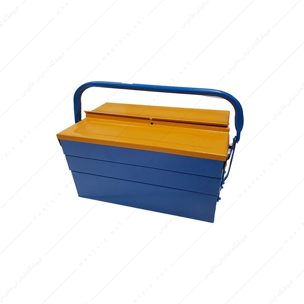 جعبه ابزار فلزی سه طبقه طول 30 سانتی متر کد 303 برند وفایی