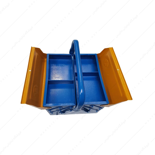 جعبه ابزار فلزی سه طبقه طول 30 سانتی متر کد 303 برند وفایی