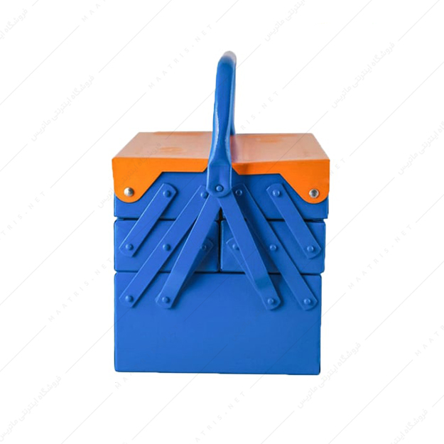 جعبه ابزار فلزی سه طبقه طول 50 سانتی متر اتومات کد 513 برند وفایی