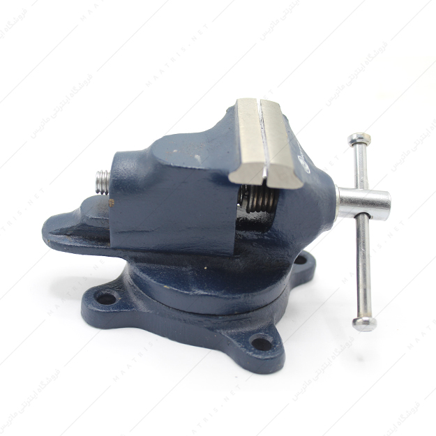 گیره رومیزی سایز 60 میلی متر فولادی صفحه گردان زیرین مدل TBV/SB/60 برند گروز