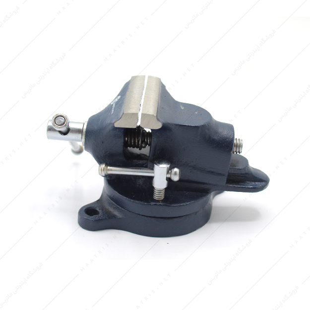 گیره رومیزی سایز 60 میلی متر فولادی صفحه گردان زیرین مدل TBV/SB/60 برند گروز