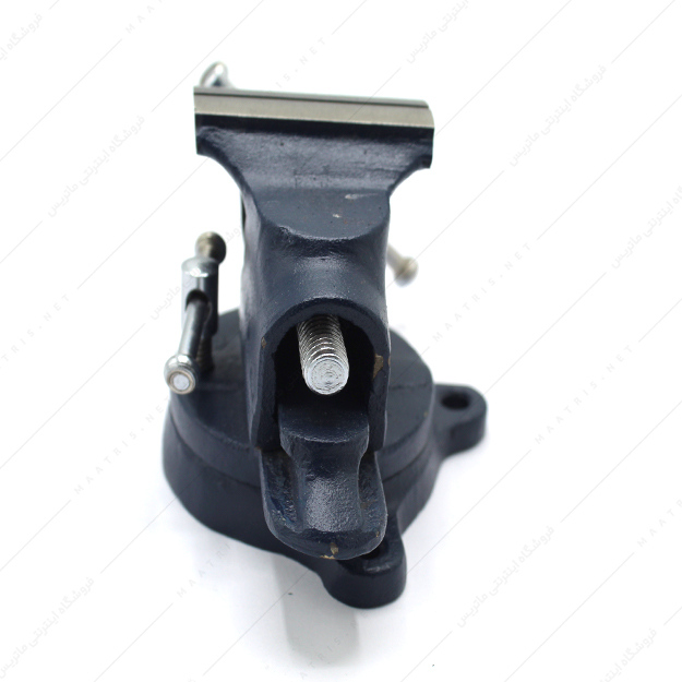 گیره رومیزی سایز 75 میلی متر فولادی صفحه گردان زیرین مدل TBV/SB/75 برند گروز
