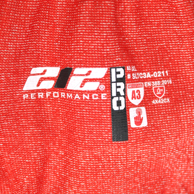 دستکش ضد برش کف مواد مدل 212 قرمز مشکی برند PERFORMANCE