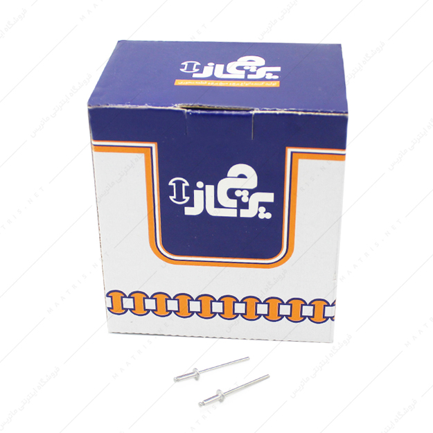 میخ پرچ سایز 3×10 میلی متر برند پرچ ساز بسته 1500 عددی