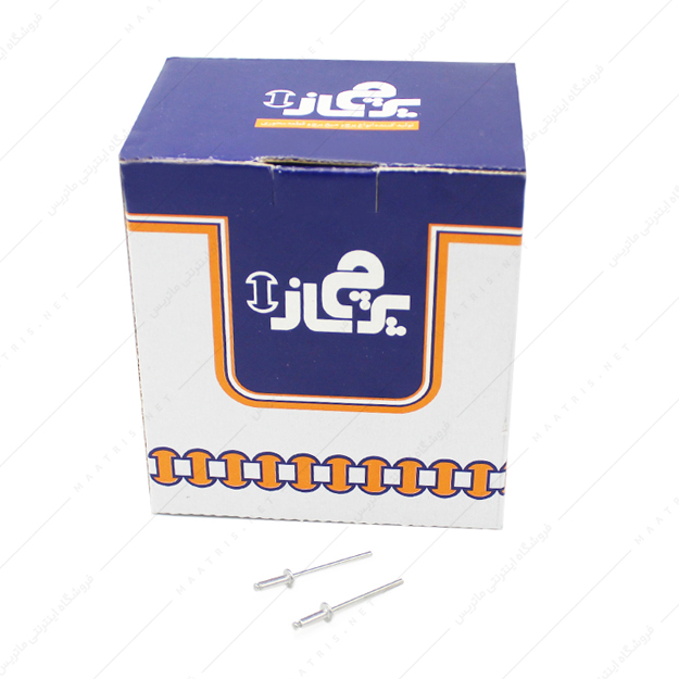 میخ پرچ سایز 3×12 میلی متر برند پرچ ساز بسته 1400 عددی