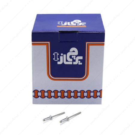 میخ پرچ سایز 4×12 میلی متر برند پرچ ساز بسته 1000 عددی