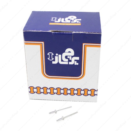 میخ پرچ سایز 3×12 میلی متر برند پرچ ساز بسته 1400 عددی