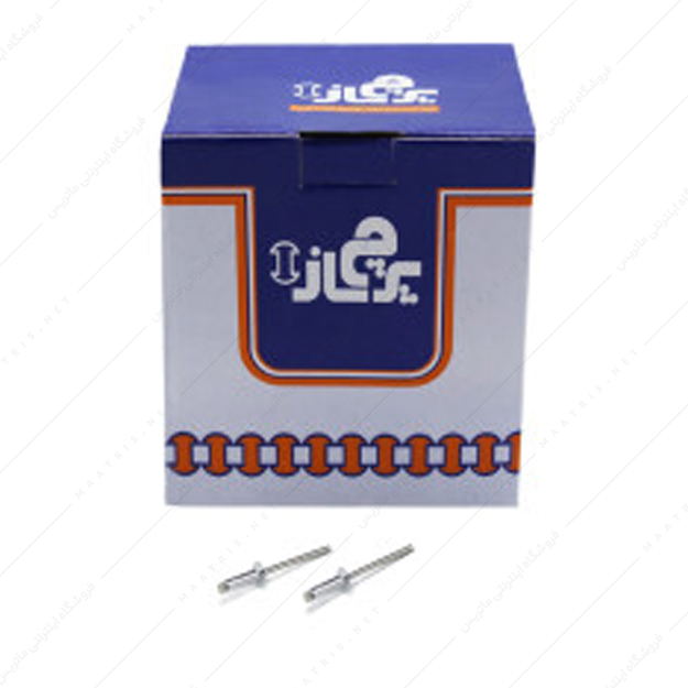 میخ پرچ سایز 5×21 میلی متر برند پرچ ساز بسته 500 عددی