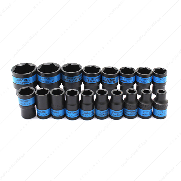 جعبه بکس 24 پارچه فشار قوی درایو 1/2 اینچ برند Boss کد BS-123PK41-19