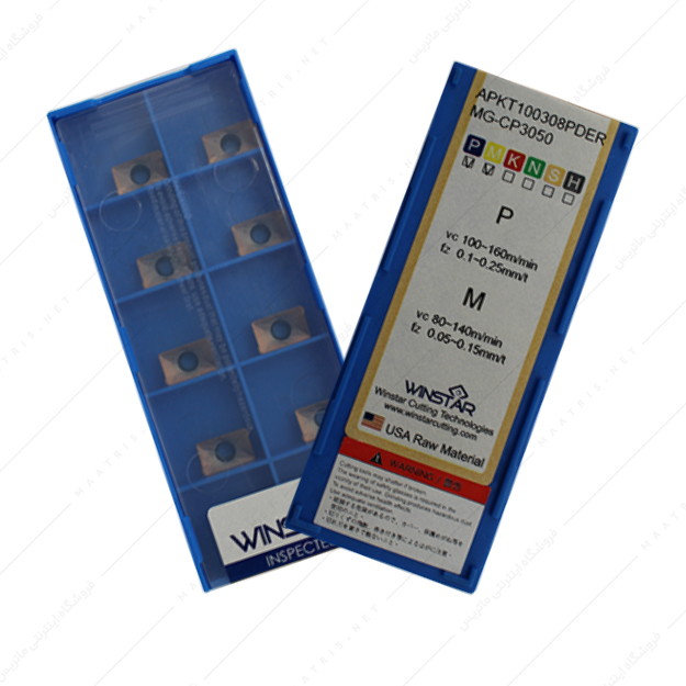 الماس تراشکاری APKT 100308 PDER-MG-CP3050 برند وین استار